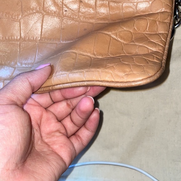 michael kors crocodile leather crocodile leather shoulder purse - Picture 2 of 14